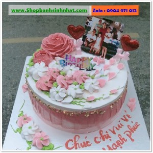 Bánh Sinh Nhật In Hình Ảnh - H698